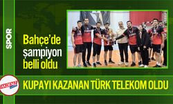 Osmaniye'de Turnuva Şampiyonu Belli Oldu!