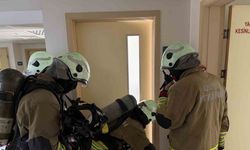 Hastanede Gerçeğini Aratmayan Yangın Tatbikatı