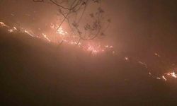 Hatay'da Yıldırımın Düştüğü Ormanlık Alanda Yangın Çıktı