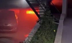 Kahramanmaraş’ta Elektrikli Otomobil Alevlere Teslim Oldu