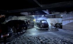 Kahramanmaraş'ta araç yangınında 18 kişi dumandan etkilendi