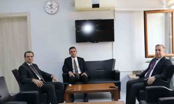 Kaymakamlardan Kaymakam Yıdız’a ’hayırlı olsun’ ziyareti