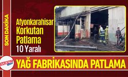 Yağ Fabrikasında Patlama: 10 İşçi Yaralandı