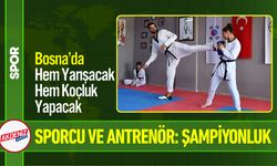 Şampiyon Sergen Curabaz ve Öğrencisi Madalya Peşinde