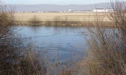 Ardahan’da Kura Nehri’nin yüzeyi dondu