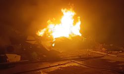 Malatya’da şantiye yemekhanesinde yangın