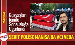 Manisa'da Şehit Polis Memuru Ali Barut İçin Tören Düzenlendi