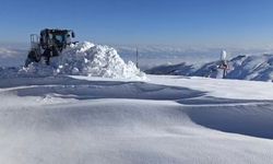 Muş'ta Kar Kalınlığı 1 Metreyi Buldu