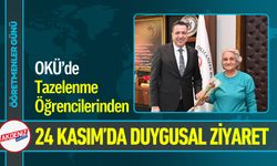 OKÜ Tazelenme Öğrencilerinden Duygusal Ziyaret