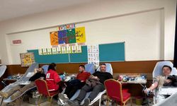 Samsun'da okulda kan bağışı kampanyası