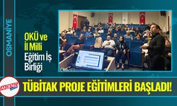 Osmaniye'de TÜBİTAK Proje Eğitimleri Başladı
