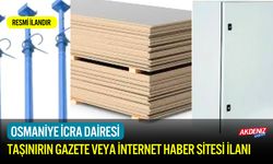 TAŞINIRIN GAZETE VEYA İNTERNET HABER SİTESİ İLANI