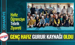 Osmaniye'de Hafız Öğrenci İlçenin Gururu Oldu