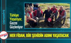 Osmaniye'de Her Fidan Bir Şehidin Adını Yaşatacak