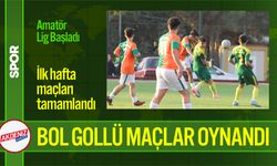 Osmaniye'de 1.Amatör Ligin İlk Hafta Maçları Tamamlandı