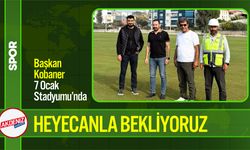 Osmaniyespor Başkanı Kobaner, 7 Ocak Stadyumu’nda