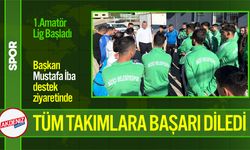 Osmaniye'de Başkan İba, Takımlara Başarı Diledi