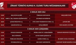 Ziraat Türkiye Kupası’nda 4. Eleme Turu Maç Programı Açıklandı