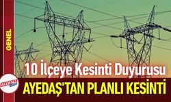 10 İlçede 9 Saate Varan Elektrik Kesintisi