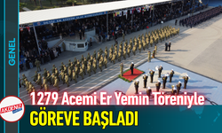 1279 Acemi Er Yemin Töreniyle Göreve Başladı!