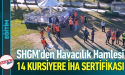 14 Kursiyere Sertifikalı İHA Pilotu Eğitimi