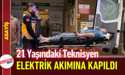 21 Yaşındaki Teknisyen Elektrik Akımına Kapıldı!
