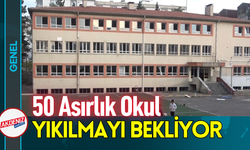 İki Yıldır Kullanılmayan 50 Asırlık Okul Yıkılmayı Bekliyor!