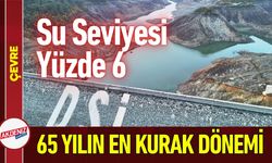 65 Yılın En Kurak Dönemi Yaşanıyor: Su Seviyesi Yüzde 6