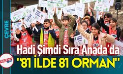 "81 İlde 81 Orman"; 25 Hektarlık Alana Hayat Verildi
