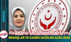 Aile Bakanlığı 3 Bin Personel Alımı Yapıyor: