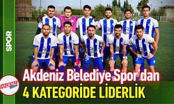 Akdeniz Belediye Spor’dan 4 Kategoride Liderlik!