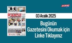Akdeniz Gazetesi 03 Aralık’ta Hangi Haberlere Yer Verdi?