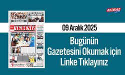 Akdeniz Gazetesi 09 Aralık’ta Hangi Haberlere Yer Verdi?
