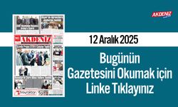 Akdeniz Gazetesi 13 Aralık’ta Hangi Haberlere Yer Verdi?