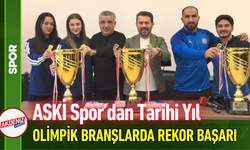 ASKİ Spor’dan Tarihi Yıl: Olimpik Branşlarda Rekor Başarı!