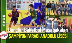 Osmaniye'de, Basketbolda Şampiyon Farabi Anadolu Lisesi Oldu