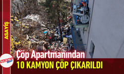 Çöp Apartmanından 10 Kamyon Çöp Çıkarıldı!