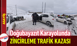 Doğubayazıt Karayolunda Zincirleme Trafik Kazası!