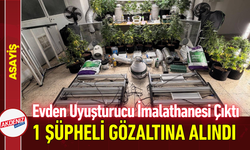 Evden Uyuşturucu İmalathanesi Çıktı: 1 Şüpheli Gözaltında!