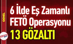İllerde FETÖ operasyonları: 13 gözaltı kararı