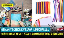 GÖRSEL SANATLAR VE EL SANATLARI MALZEME SATIN ALINACAKTIR