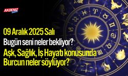 09 Aralık 2025 Salı Burç Yorumları