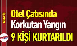 İstanbul'da Otel Çatısında Korkutan Yangın