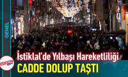 İstiklal’de Yılbaşı Hareketliliği: Cadde Dolup Taştı!