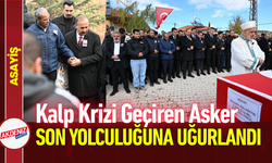 Kalp Krizi Geçiren Asker, Son Yolculuğuna Uğurlandı