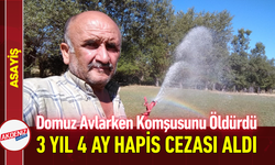 Domuz Avlarken Komşusunu Öldürdü 3 Yıl 4 Ay Hapis Cezası Aldı!