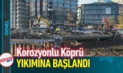 Korozyonlu Köprü Yıkımına Başlandı!