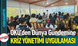 Osmaniye'de OKÜ'lü Öğrencilerden Mini MUN Simülasyonu
