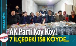 Osmaniye'de AK Parti’nin Köy Toplantıları Sürüyor