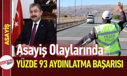 Osmaniye'de Asayiş Olaylarında % 93 Aydınlatma Başarısı